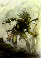 Free download Warhammer 40k - Kroot Warrior [Copyright MajesticChicken] free photo or picture to be edited with GIMP online image editor